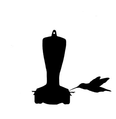hummingbord silhouette