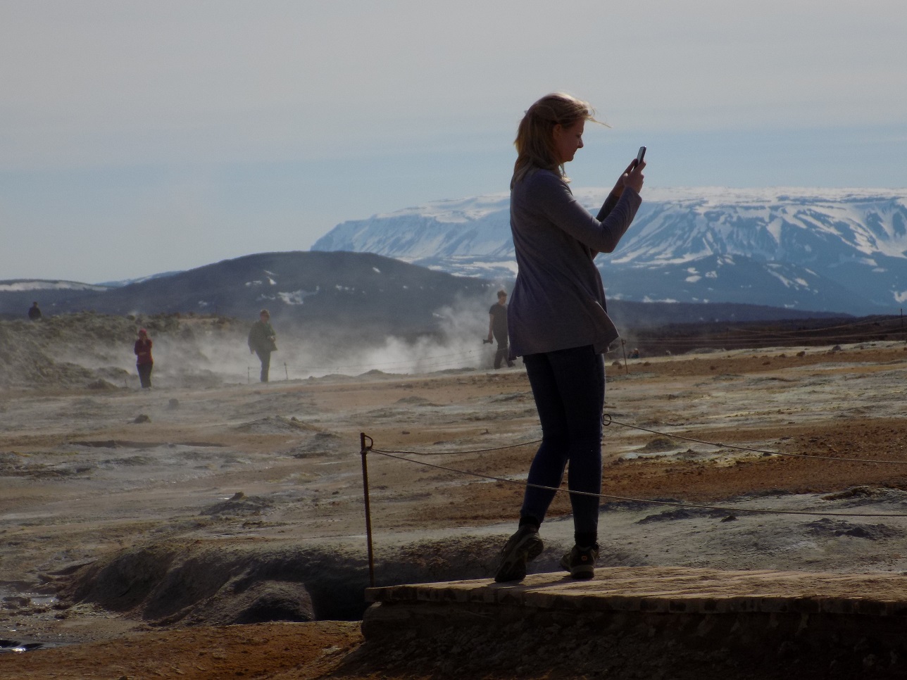 Hverir Namafjall sulfur mud pools