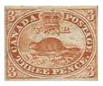 Beaver - Canadian Stamp