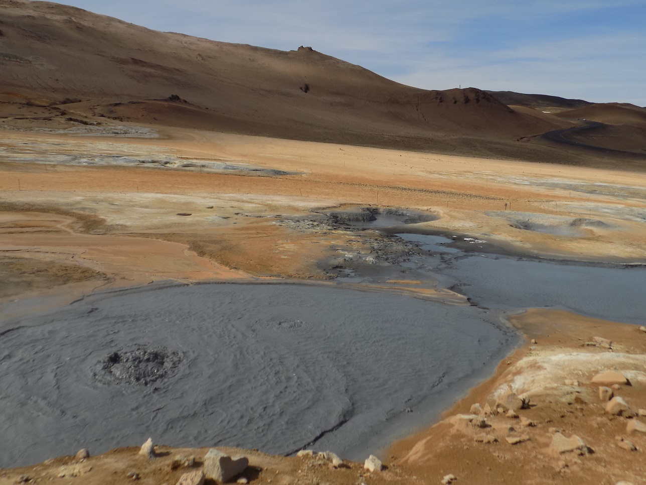 Boiling mud pools, Námafjall, Iceland