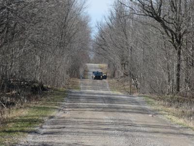 The truck just before coyote encounter (on the right)