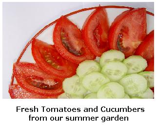 Salad of Tomatoes and Cucumbers