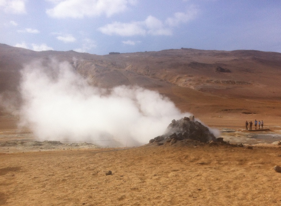 Fumaroles in Iceland