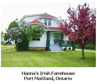 Hanna's Irish Farmhouse, Port Maitland, Ontario