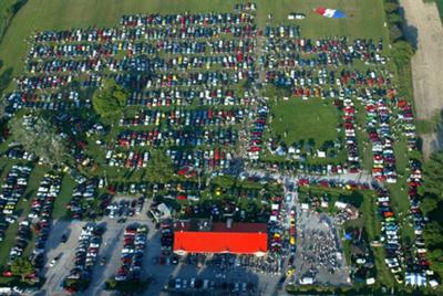 During one of their classic car cruise-in's