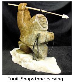 Inuit soapstone carving - l'art inuit