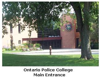 Ontario Police College - main entrance
