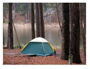 Camping at Pittock Conservation Area