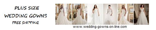 Plus Size wedding gowns online, free shipping