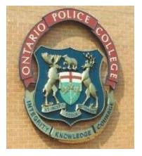 Ontario Police College emblem, Aylmer, Ontario