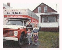 U Haul truck Timmins Ontario 1982