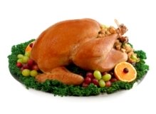 Roast Turkey Christmas Dinner in Canada