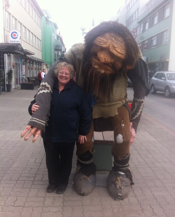 Troll and Barbara in Akureyri