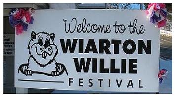 Wiarton Willie Groundhog sign