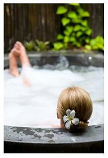 hot tub with spa marvel - no itchy skin or rashes